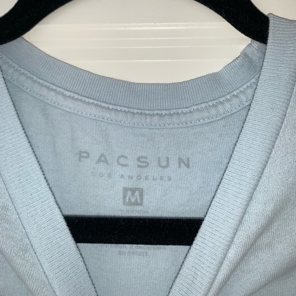 Baby Blue Pacsun T-shirt - Picture 3 of 4